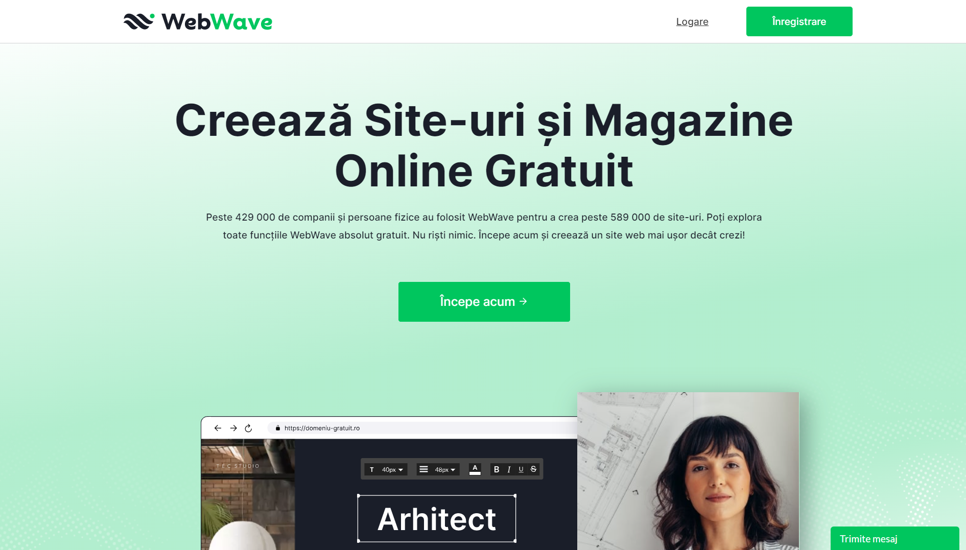 WebWave - Prima Pagina